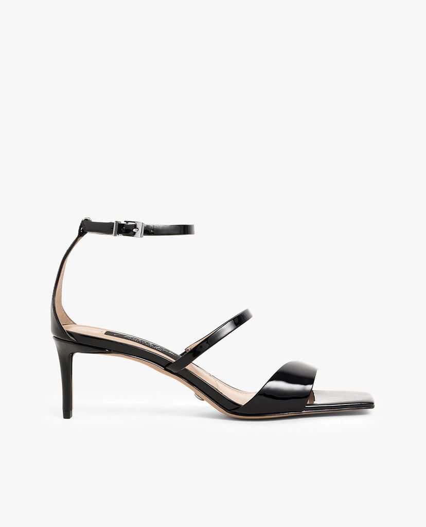 CHARLES & KEITH - Giày cao gót quai ngang Patent Leather Strappy