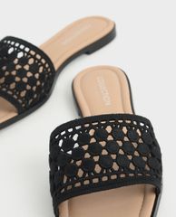 CHARLES & KEITH - Dép nữ quai ngang Asymmetric Toe Crochet
