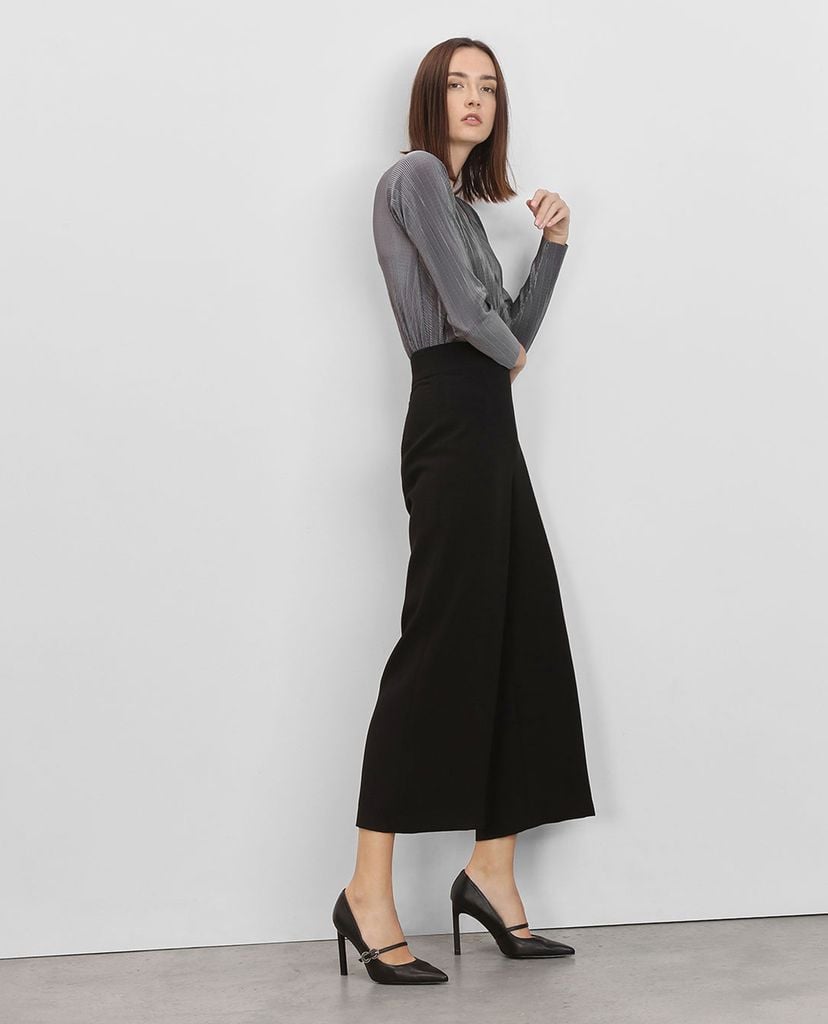CHARLES & KEITH - Giày cao gót mũi nhọn Leather Infinity