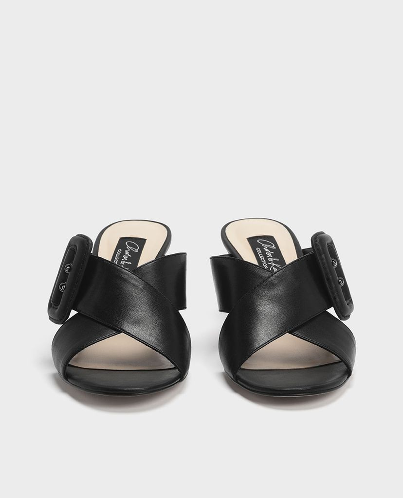 CHARLES & KEITH - Giày cao gót quai chéo Sculptural