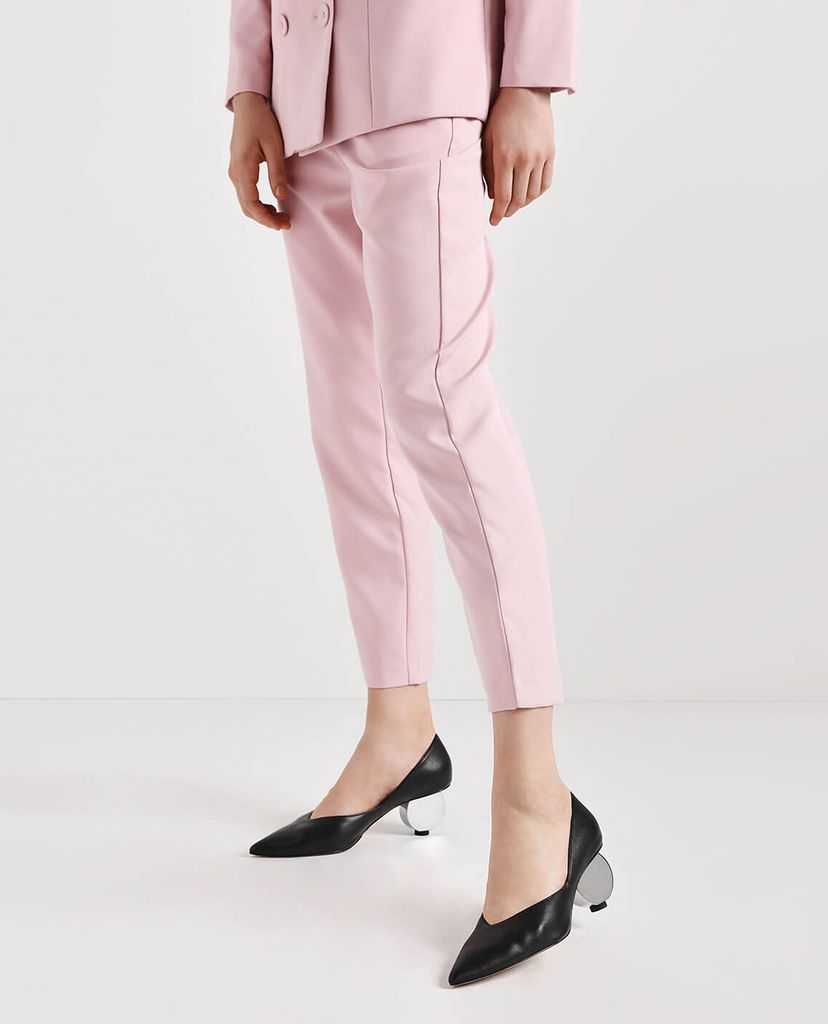 CHARLES & KEITH - Giày cao gót mũi nhọn V Cut Sculptural