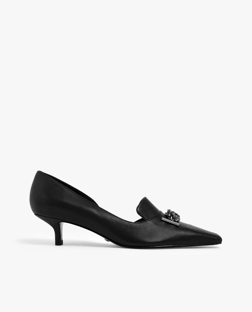 CHARLES & KEITH - Giày cao gót phối dây kim loại Knotted Chain