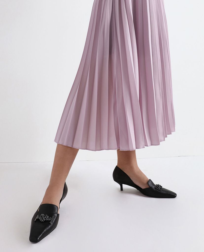 CHARLES & KEITH - Giày cao gót phối dây kim loại Knotted Chain