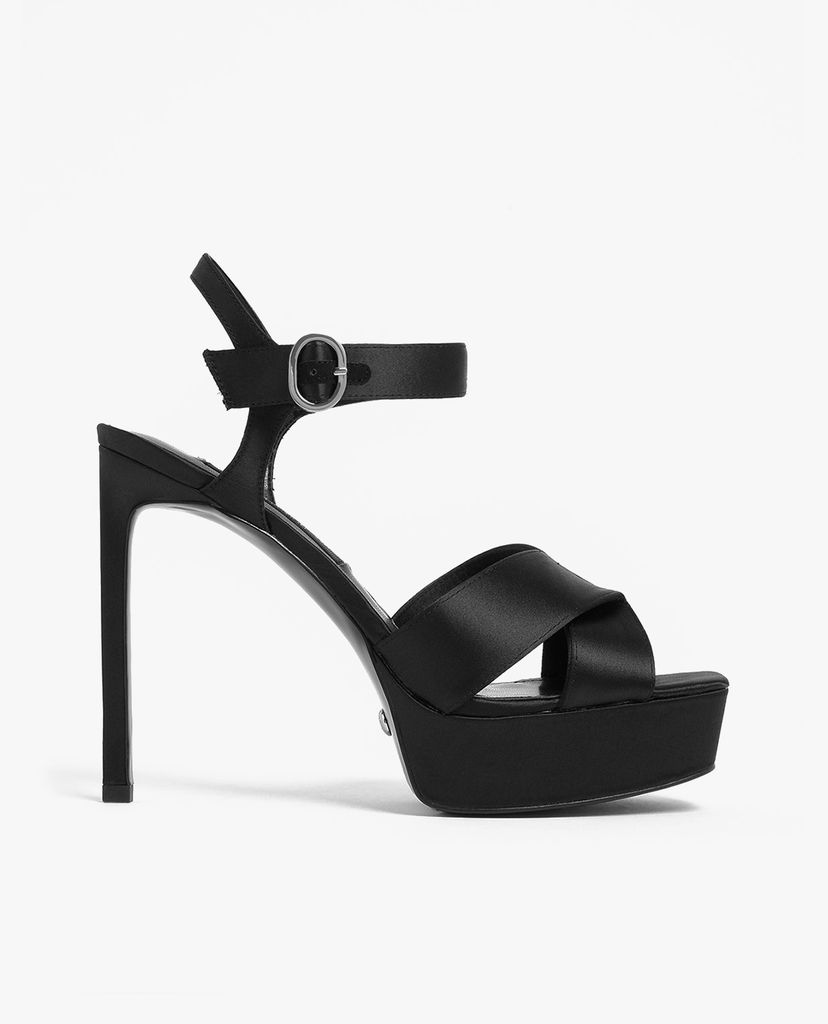 CHARLES & KEITH - Giày cao gót quai chéo Platform Stiletto