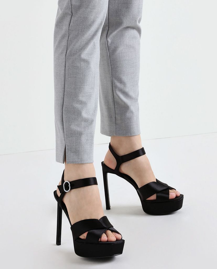 CHARLES & KEITH - Giày cao gót quai chéo Platform Stiletto