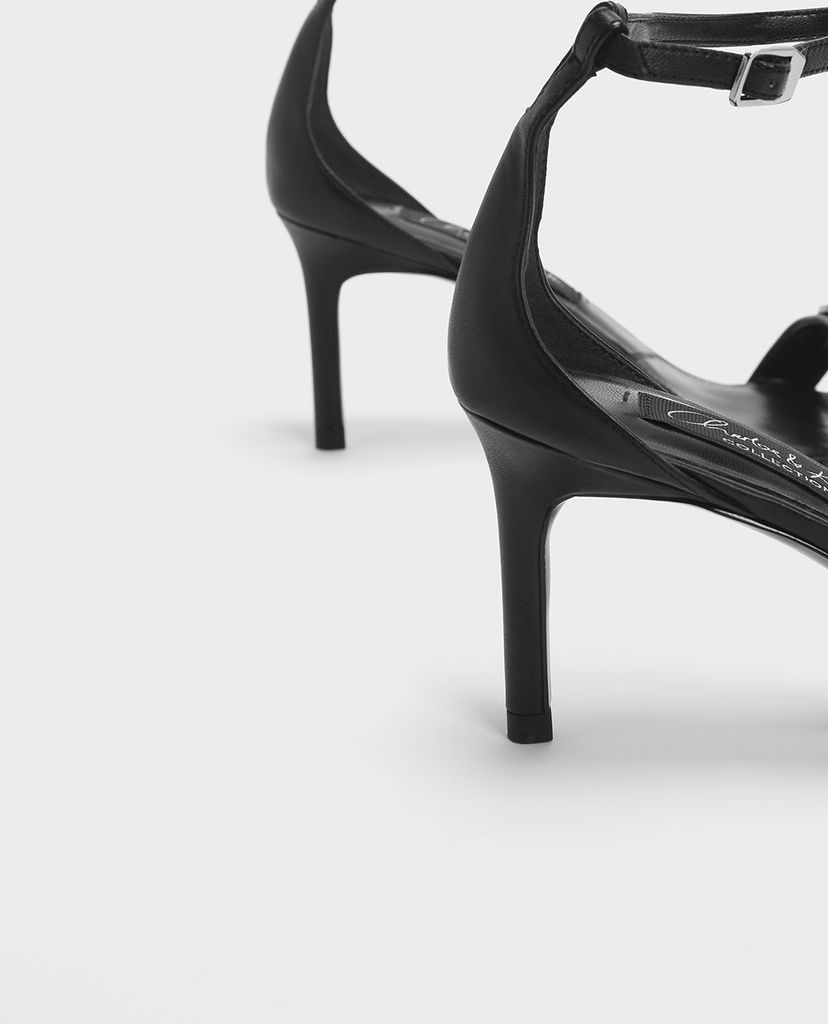 CHARLES & KEITH - Giày cao gót quai ngang Chrome Button