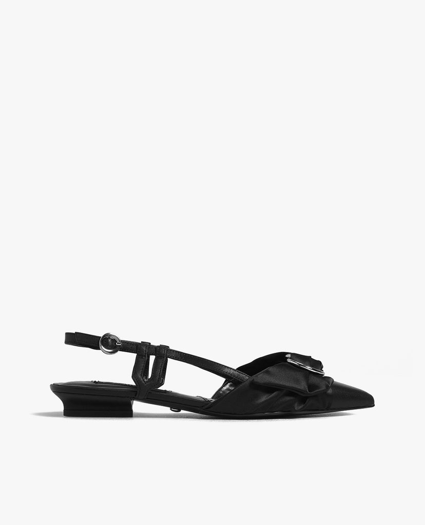 CHARLES & KEITH - Giày đế bệt phối nơ Ring Detail