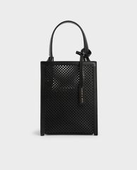 CHARLES & KEITH - Túi tote nữ chữ nhật Knotted Handle