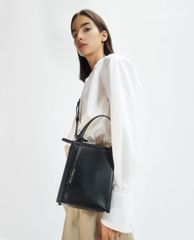 CHARLES & KEITH - Túi tote nữ chữ nhật Knotted Handle