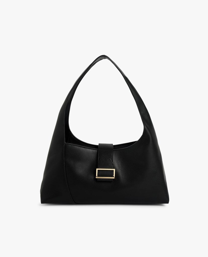 CHARLES & KEITH - Túi đeo vai nữ chữ nhật Leather Hobo