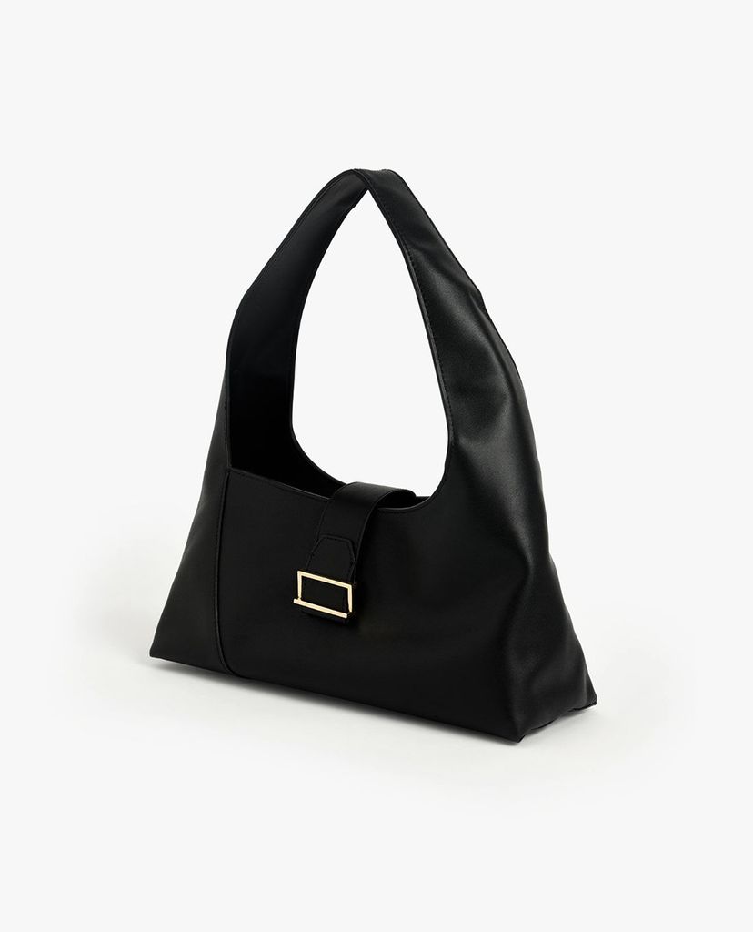 CHARLES & KEITH - Túi đeo vai nữ chữ nhật Leather Hobo