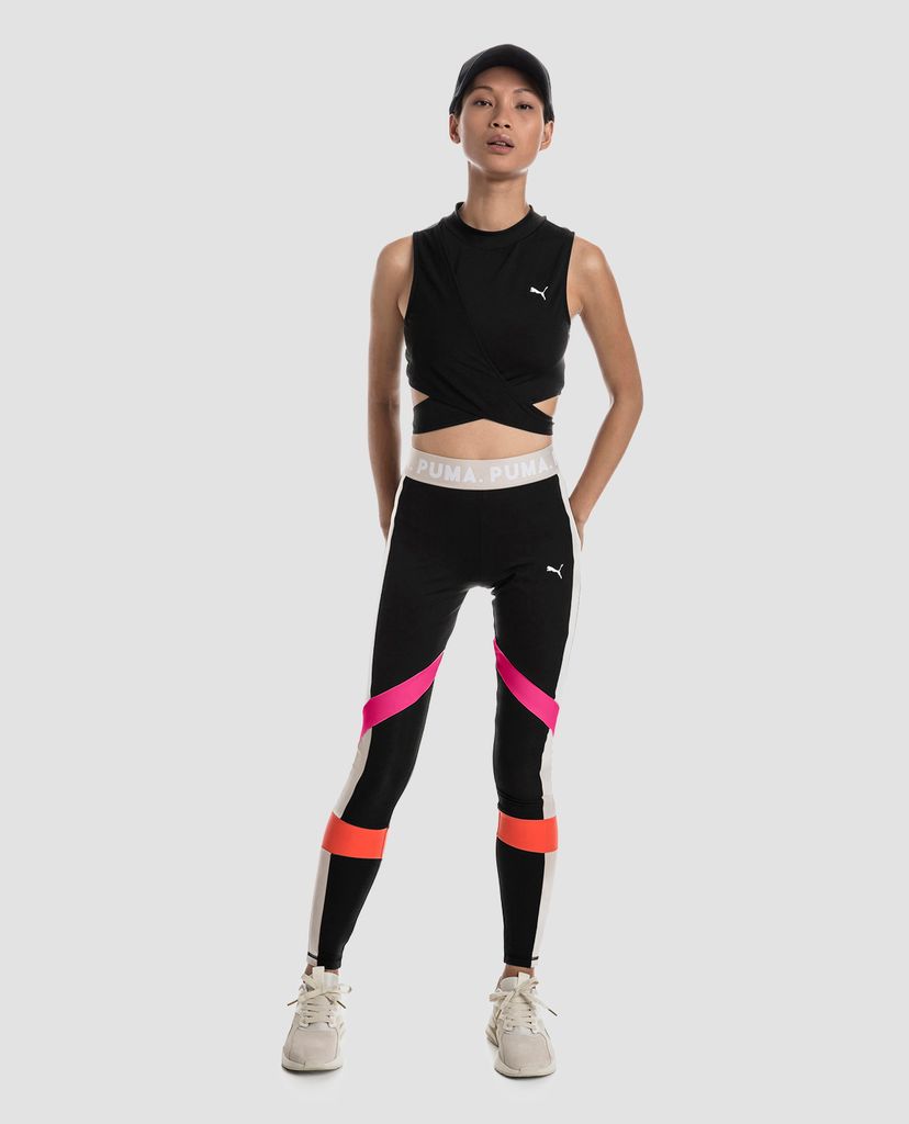PUMA - Áo croptop nữ dây chéo Chase