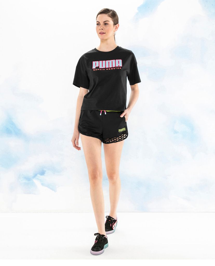 PUMA - Quần shorts nữ thể thao Puma x Sophia Webster