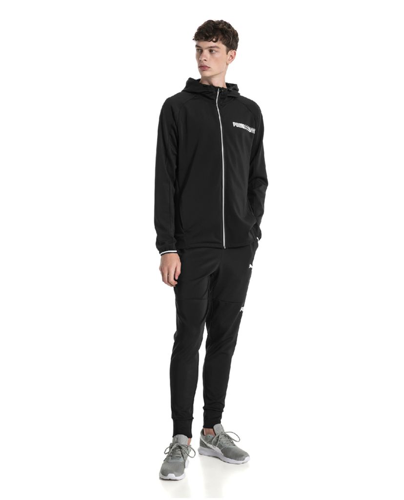 PUMA - Áo khoác nam Active Tec Sports Hooded