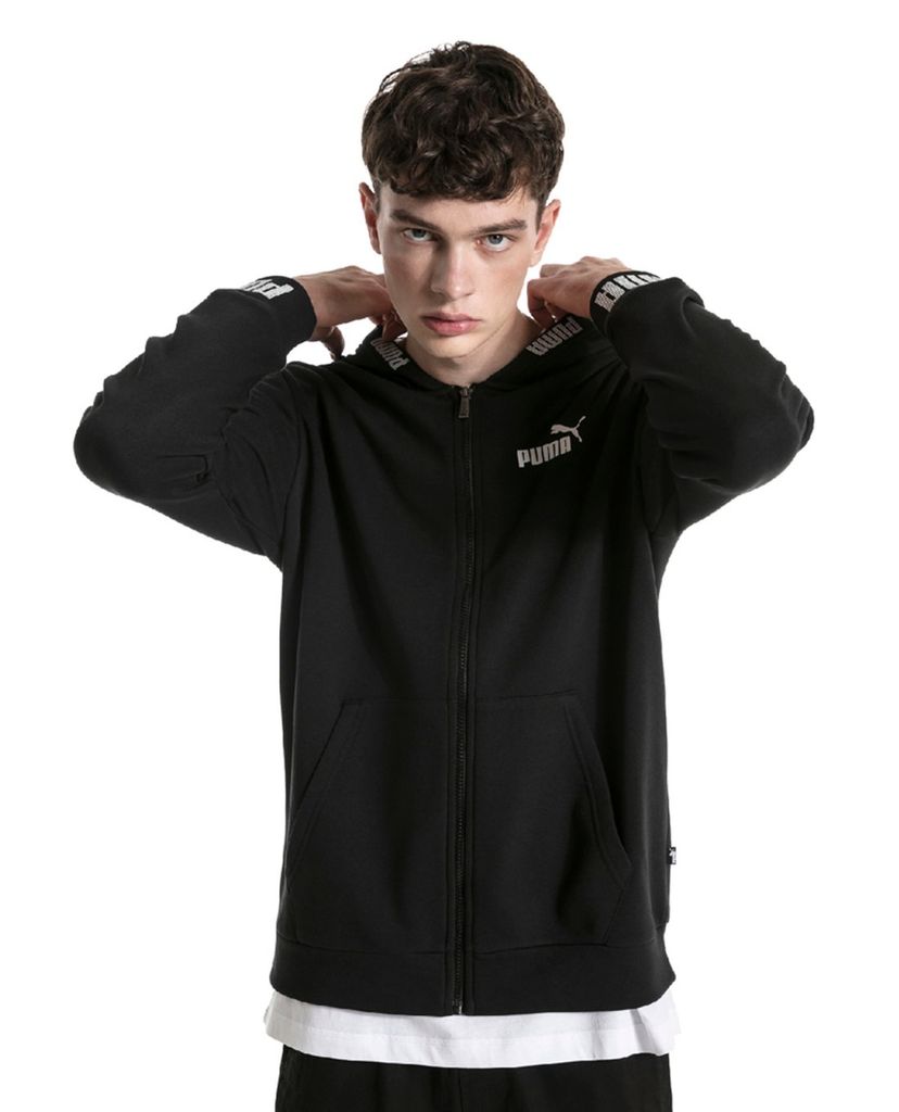 PUMA - Áo khoác nam có mũ Amplified Hooded