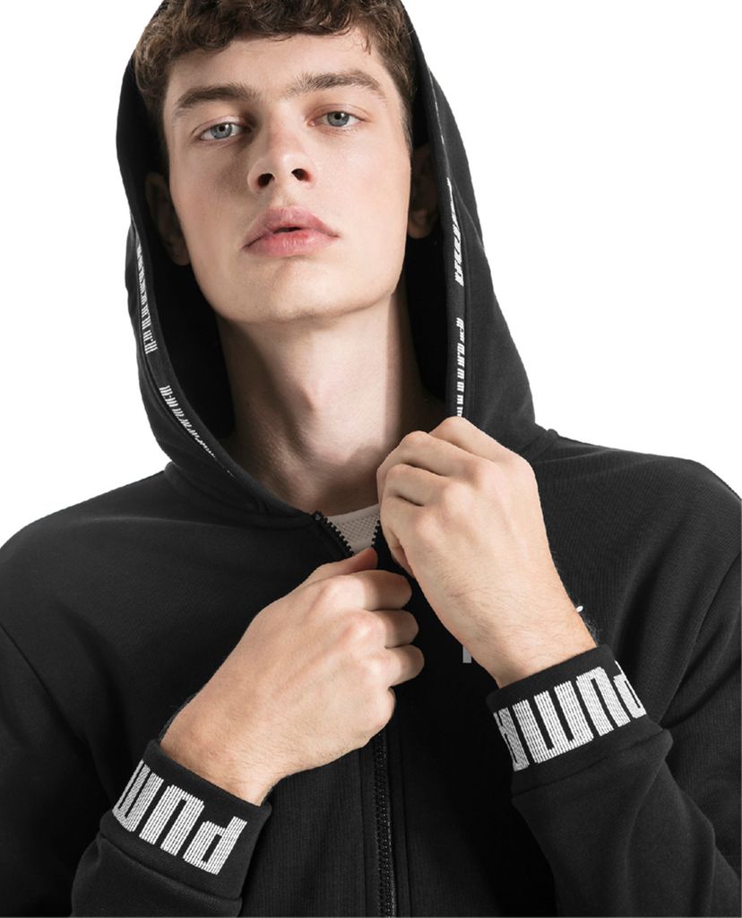 PUMA - Áo khoác nam có mũ Amplified Hooded