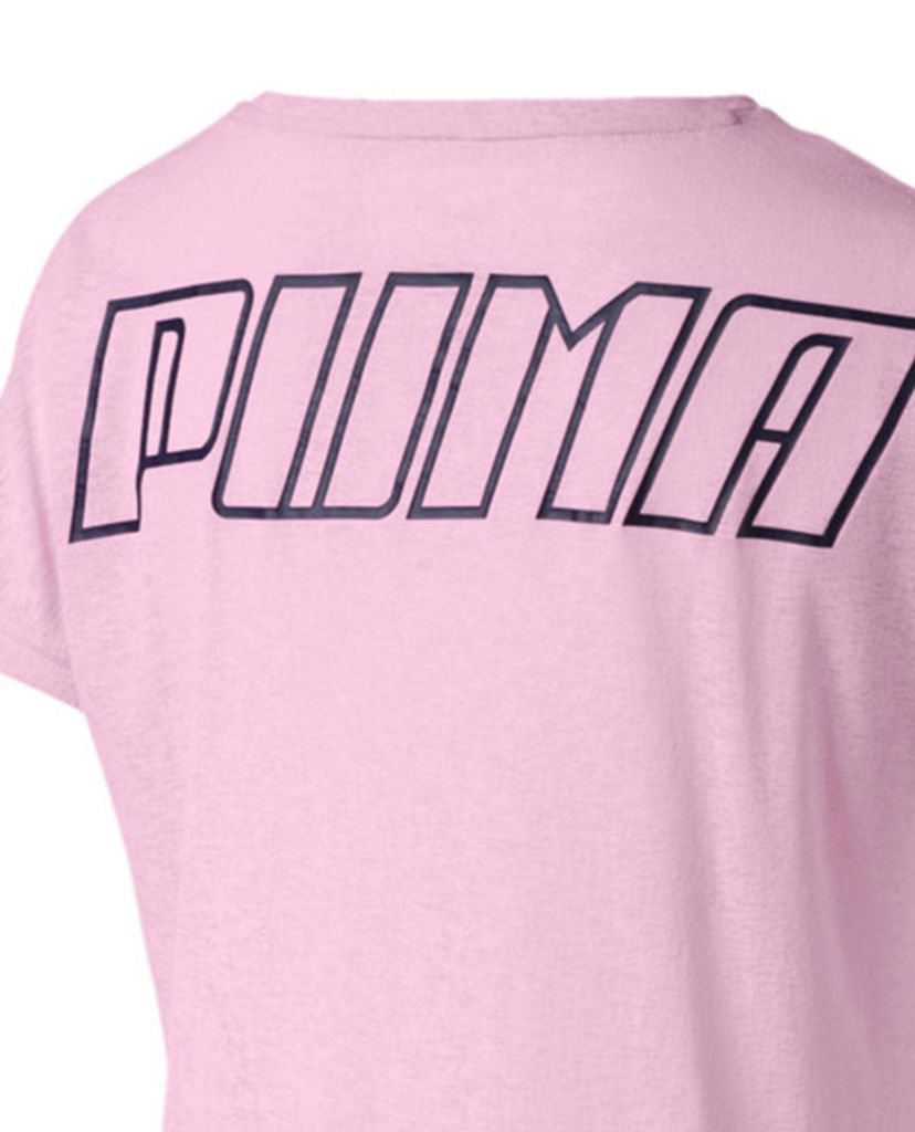 PUMA - Áo thun nữ vạt áo bất đối xứng Bold