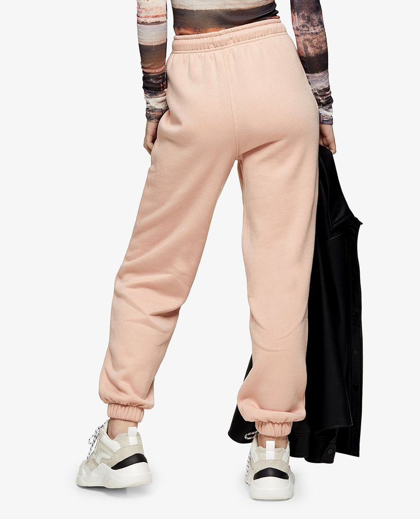 TOPSHOP - Quần jogger nữ bo gấu Pale Pink 90'S Oversized