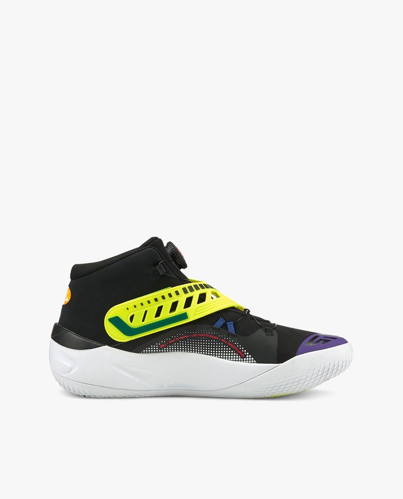 PUMA - Giày sneaker cổ cao Disc Rebirth Basketball