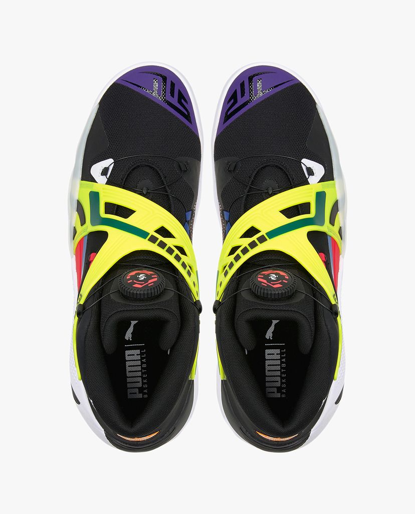 PUMA - Giày sneaker cổ cao Disc Rebirth Basketball