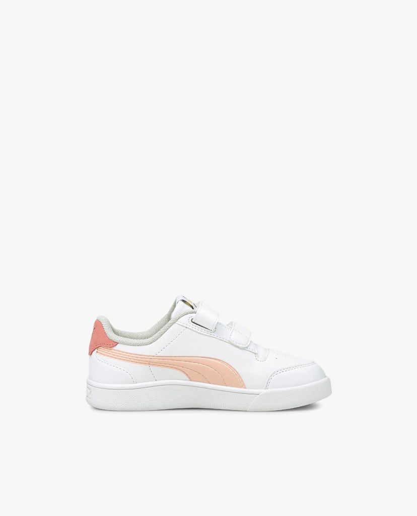 PUMA - Giày sneakers trẻ em phối quai dán PUMA x PEANUTS Shuffle Sportstyle