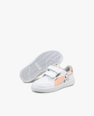PUMA - Giày sneakers trẻ em phối quai dán PUMA x PEANUTS Shuffle Sportstyle