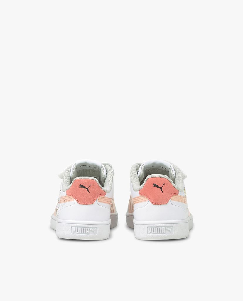 PUMA - Giày sneakers trẻ em phối quai dán PUMA x PEANUTS Shuffle Sportstyle