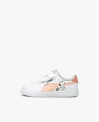 PUMA - Giày sneakers trẻ em phối quai dán PUMA x PEANUTS Shuffle Sportstyle