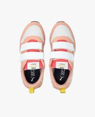 PUMA - Giày sneakers trẻ em phối quai dán Puma x Peanuts R78 Little Sportstyle