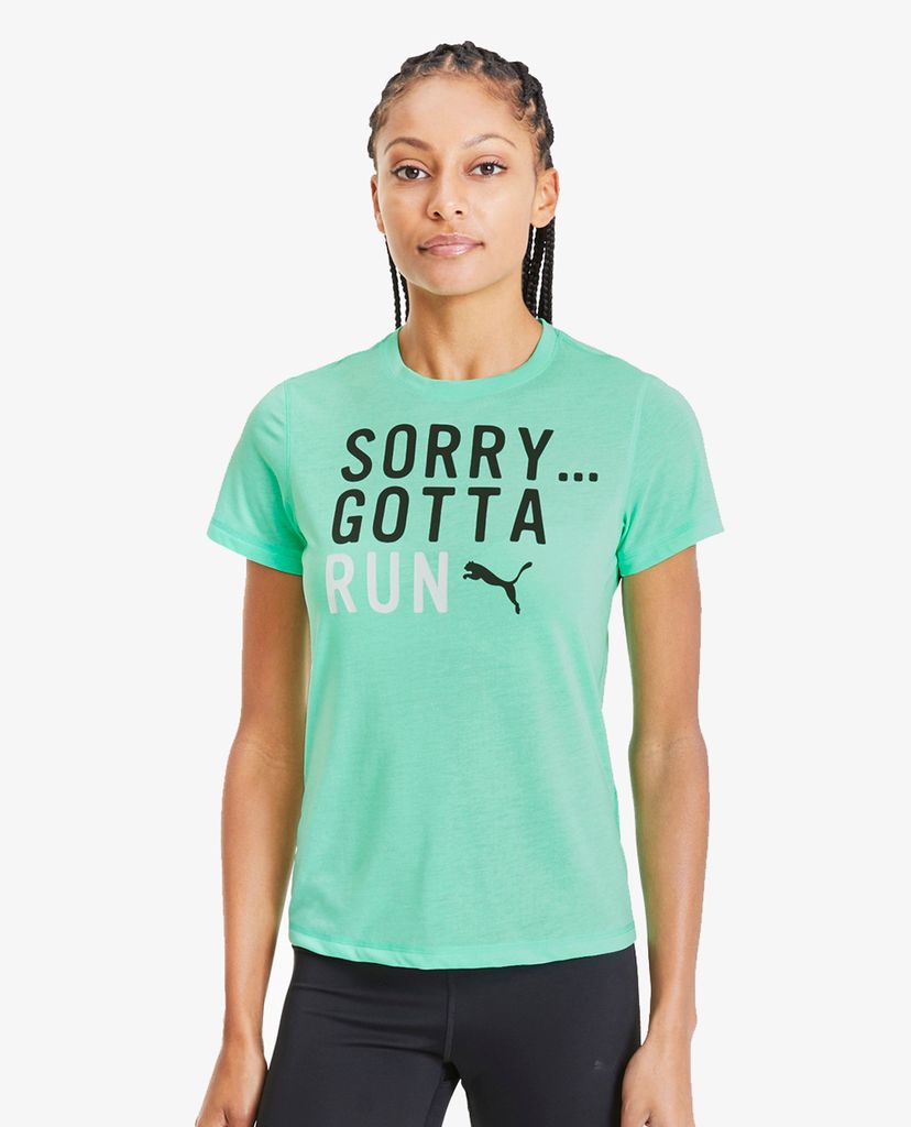 PUMA - Áo thun thể thao Slogan Crew