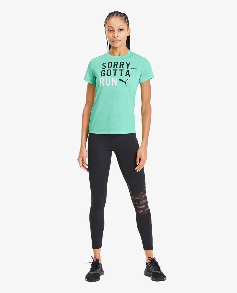PUMA - Áo thun thể thao Slogan Crew