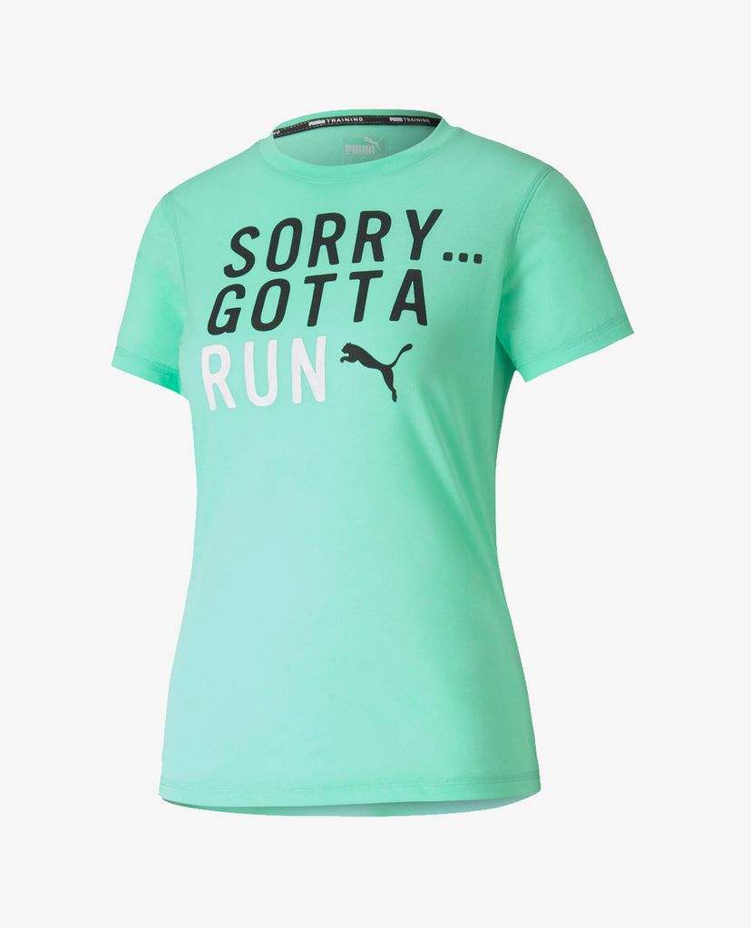 PUMA - Áo thun thể thao Slogan Crew