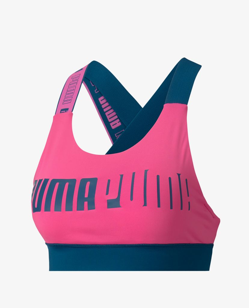 PUMA - Áo bra thể thao nữ Mid Impact Feel It