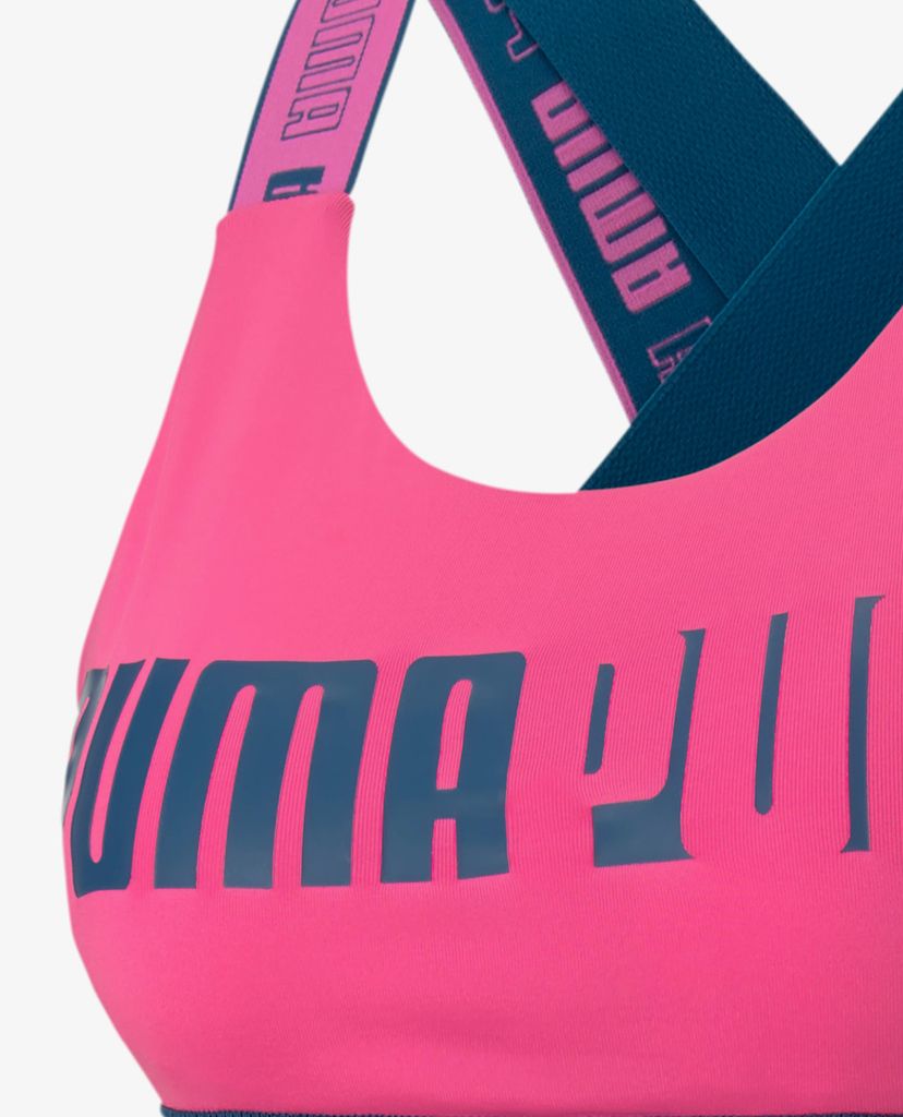 PUMA - Áo bra thể thao nữ Mid Impact Feel It