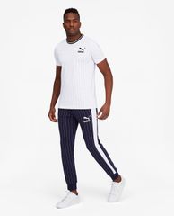 PUMA - Áo thun thể thao nam kẻ sọc Pinstripe