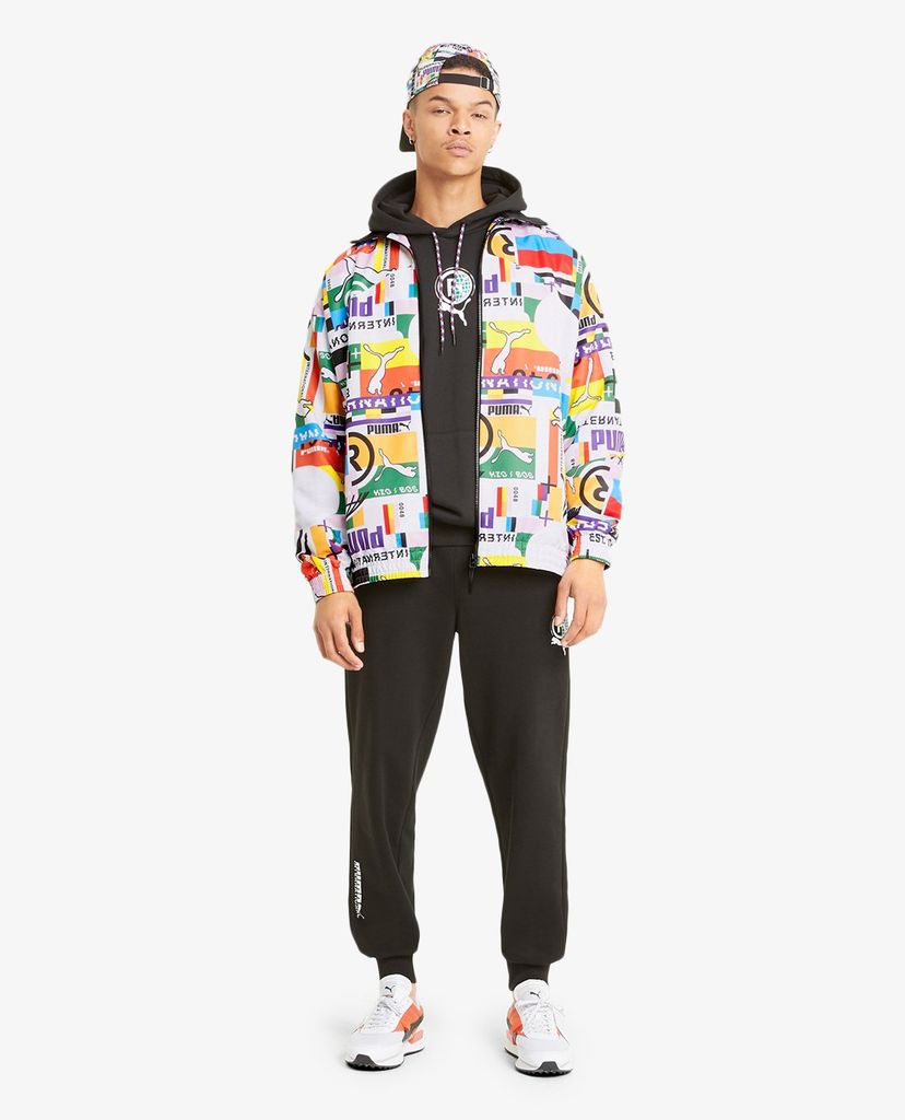 PUMA - Áo khoác thể thao nam cổ cao International Lab Sportstyle
