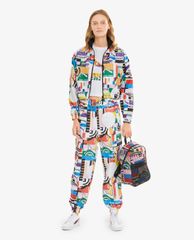 PUMA - Áo khoác thể thao nữ cổ trụ International Printed Woven Sportstyle