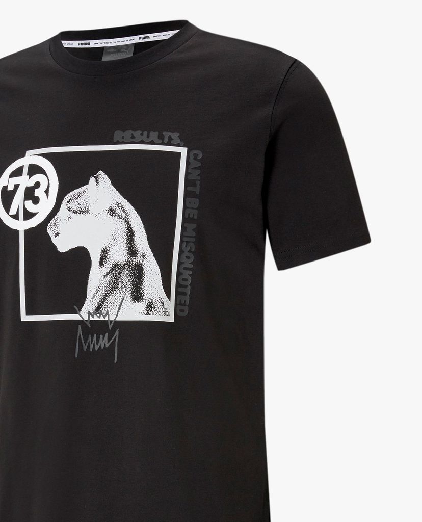 PUMA - Áo thun thể thao nam Franchise Hoops Basketball Tee