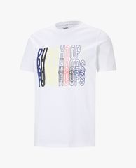 PUMA - Áo thun thể thao nam Hoops Basketball Tee
