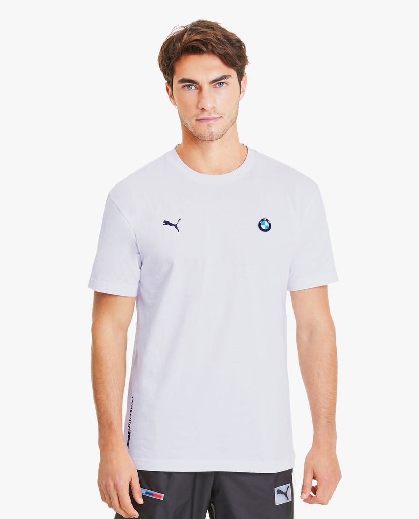 PUMA - Áo thun nam cổ tròn tay ngắn BMW M Motorsport Life Graphic Tee