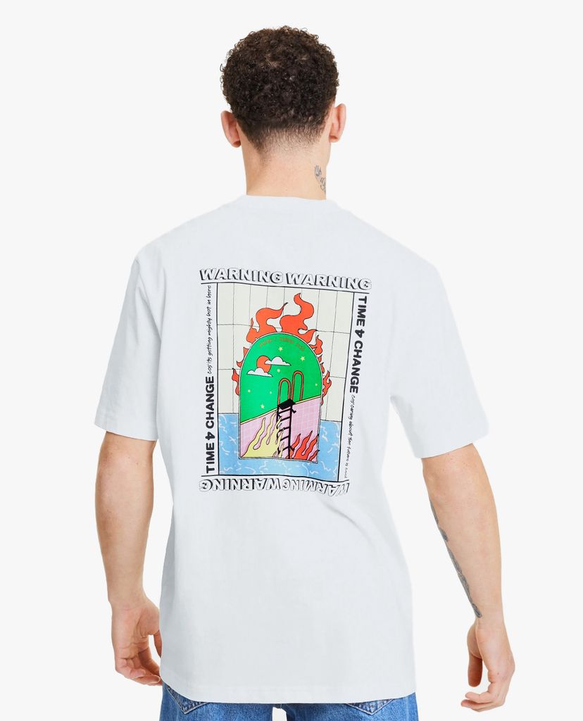 PUMA - Áo thun nam cổ tròn tay ngắn Downtown Graphic