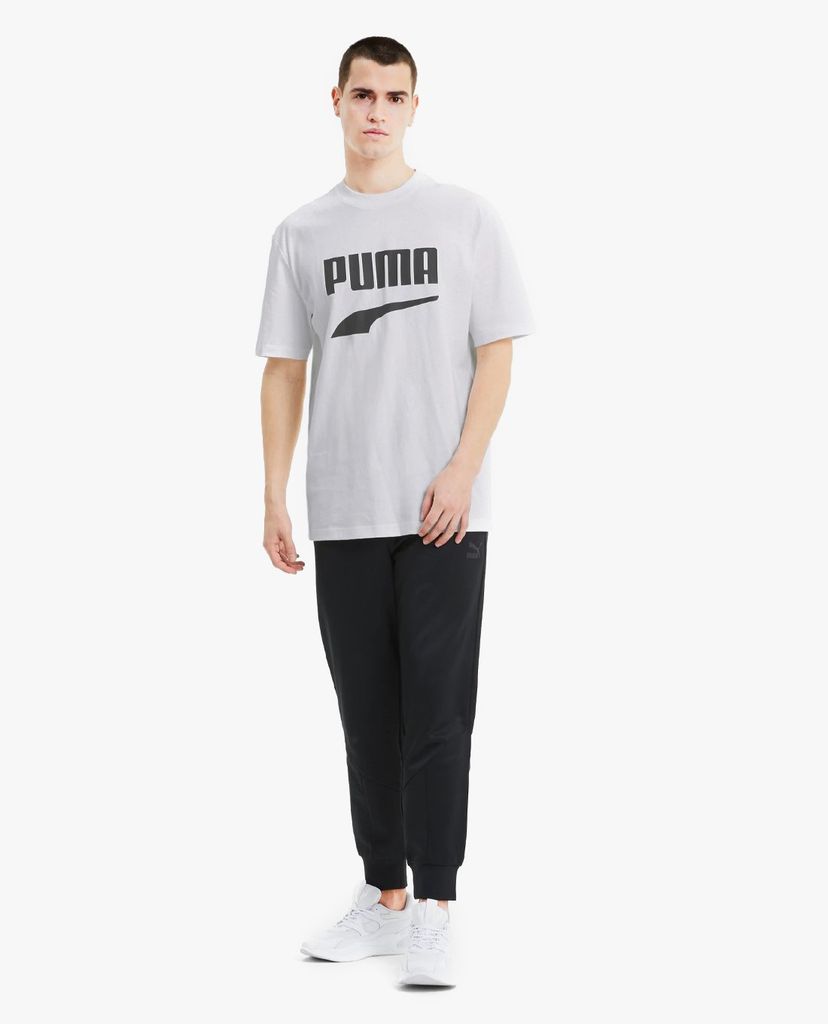 PUMA - Áo thun thể thao nam cổ tròn ngắn tay Downtown Graphic Sportstyle