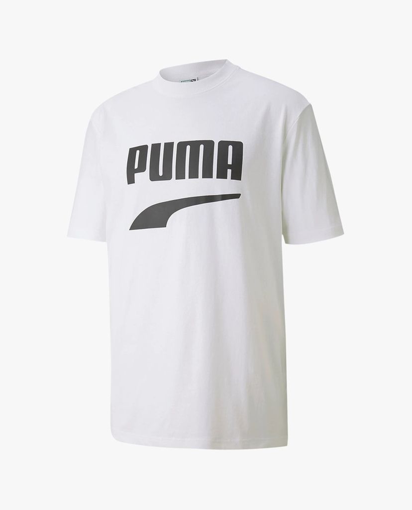 PUMA - Áo thun thể thao nam cổ tròn ngắn tay Downtown Graphic Sportstyle