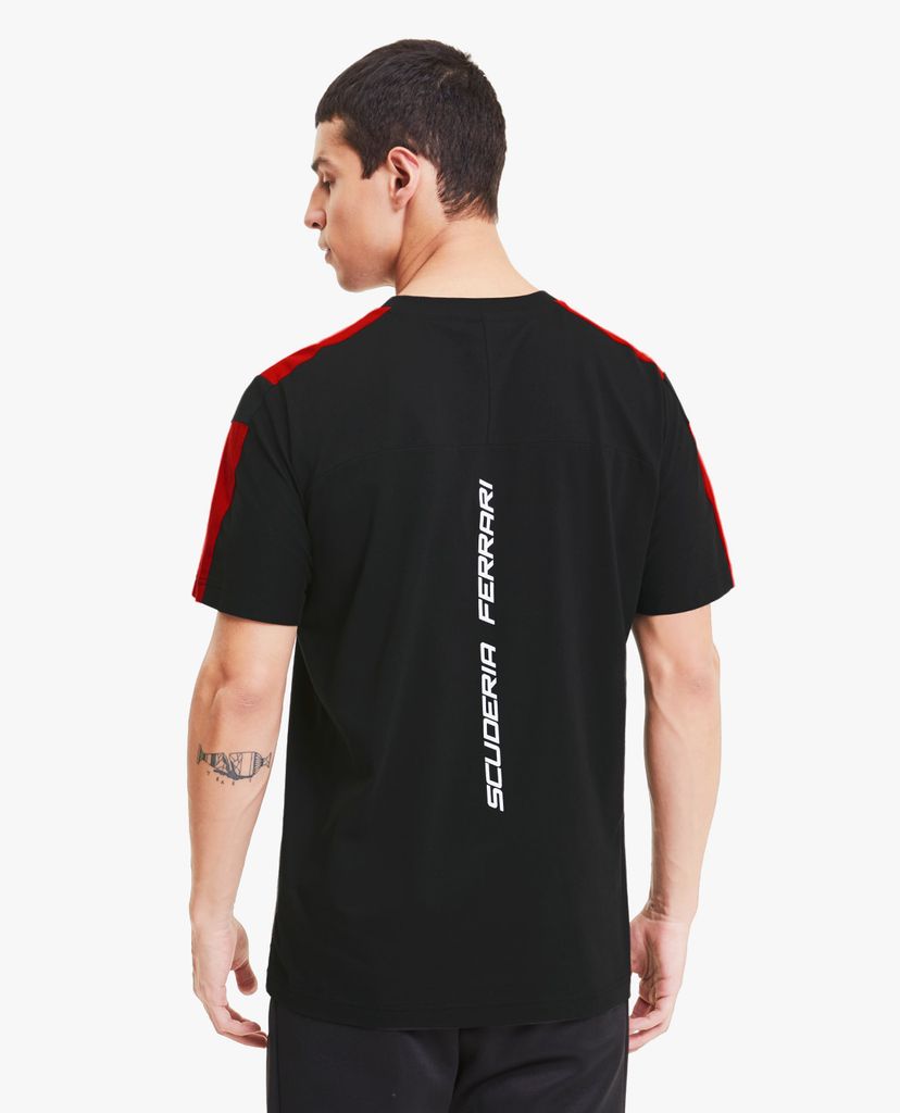 PUMA - Áo thun thể thao nam ngắn tay Scuderia Ferrari Race T7 Motorsport