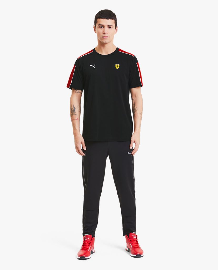 PUMA - Áo thun thể thao nam ngắn tay Scuderia Ferrari Race T7 Motorsport