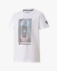 PUMA - Áo thun thể thao trẻ em BMW M Motorsport