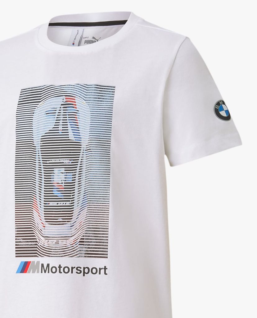 PUMA - Áo thun thể thao trẻ em BMW M Motorsport