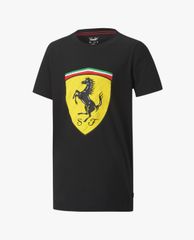 PUMA - Áo thun thể thao trẻ em Scuderia Ferrari Race Big Shield