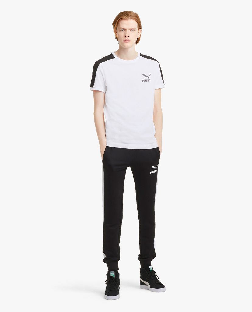 PUMA - Áo thun thể thao nam cổ tròn ngắn tay Iconic T7 Train