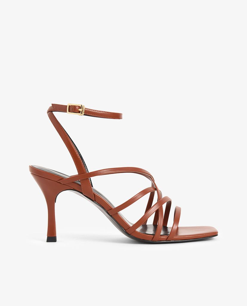 CHARLES & KEITH - Giày cao gót quai mảnh đan chéo Strappy Heeled